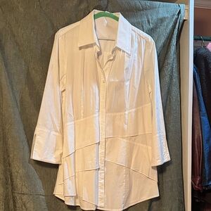 Finley White Button Down Shirt